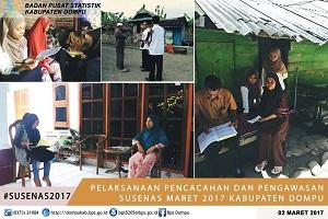 Pencacahan SUSENAS Maret Tahun 2017 BPS Kabupaten Dompu