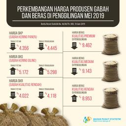 Harga GKP di Tingkat Petani Turun 0,02 Persen