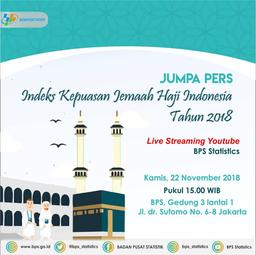 Jumpa Pers Indeks Kepuasan Jemaah Haji Indonesia Tahun 2018