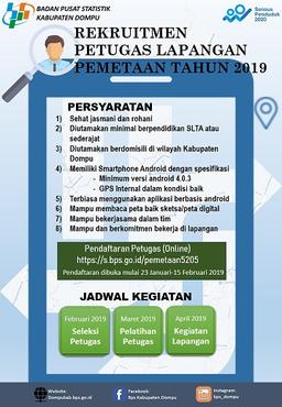 Penerimaan Petugas Pemetaan Tahun 2019