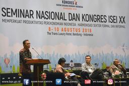 Kecuk Jadi Pembicara di Kongres ISEI XX