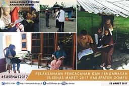 Pencacahan SUSENAS Maret Tahun 2017 BPS Kabupaten Dompu